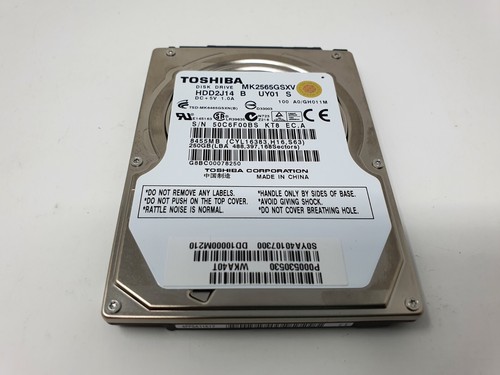 Toshiba NB250-107 Festplatte HDD 250 GB 2,5" SATA Toshiba MK2565GSXV Original