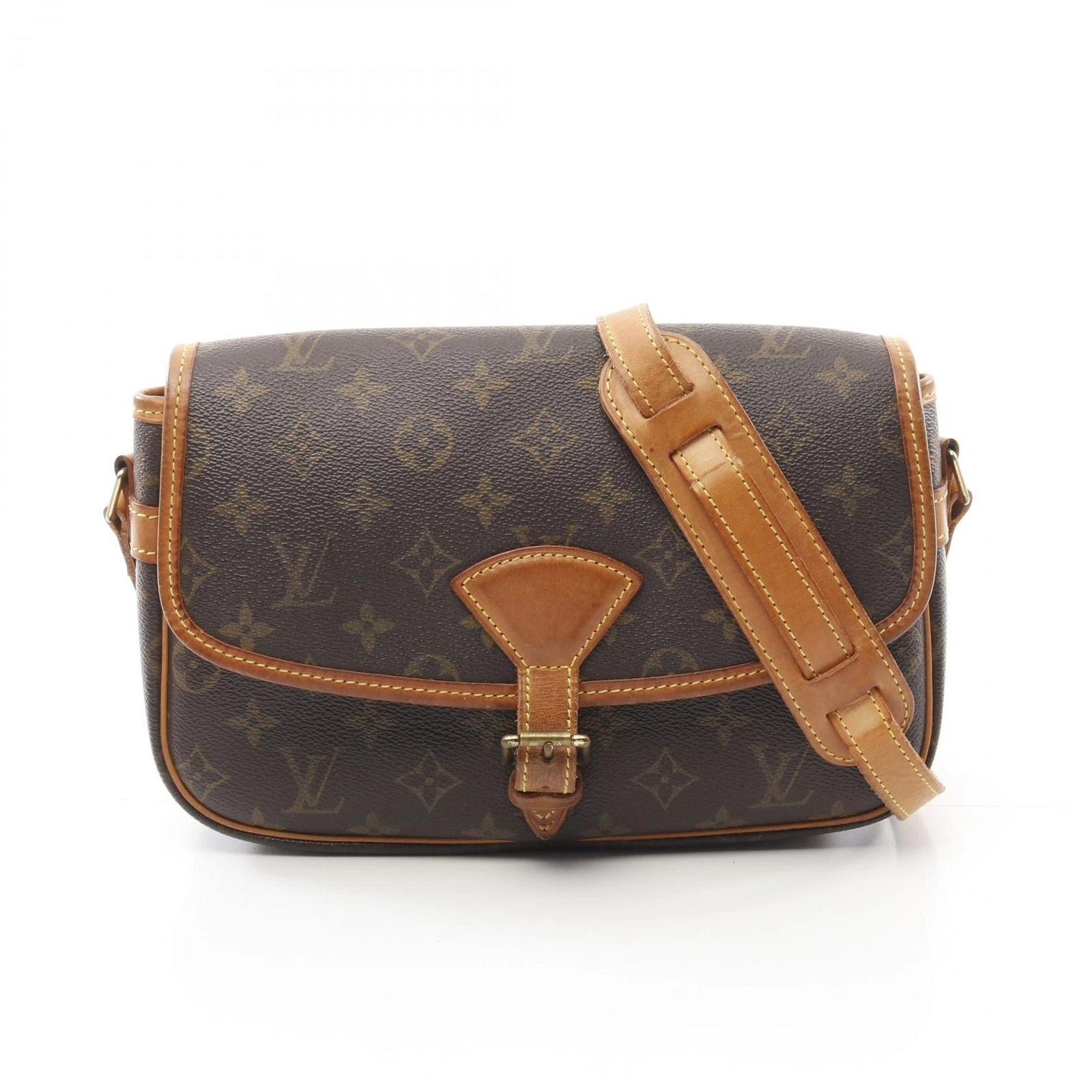 LOUIS VUITTON（LV） Borsa a tracolla Louis Vuitton Sologne M42250 Monogram pelle marrone usata