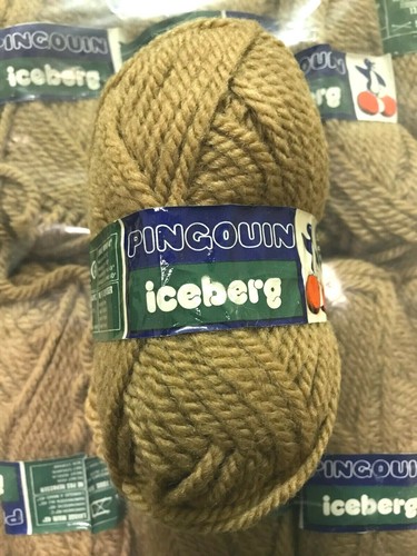 PACCO CON 20 GOMITOLI MISTO LANA-ACRILICO PINGOUIN "ICEBERG" COLORE 99 CAMMELLO - Foto 2 di 5