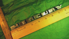 BN08 Mercury Hood Nose Letter Emblems Vintage 1962 MERCURY METEOR CANADA