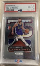 2021-22 Panini Prizm - Nba 75th Logo Stephen Curry #14 for sale