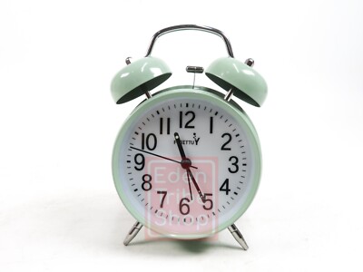 FLOITTUY {Loud Alarm for Deep Sleepers 4'' Twin Bell Alarm Clock