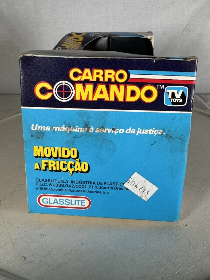 Coche de policía vintage años 80 Brasil Glasslite TJ Hooker William Shatner vendedor de EE. UU. Foto 3 de 4