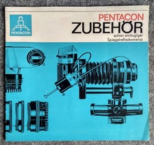 Pentacon Accessories Age Camera Brochure 1968