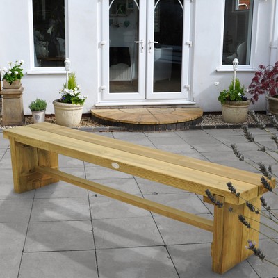 Forest Double Sleeper Bench 1 8m Outdoor Furniture Wooden Seating