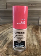 COVERGIRL OUTLAST EXTREME WEAR 3-IN-1 FOUNDATION 24H SPF 18 #842 Medium Beige
