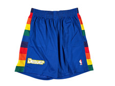 Mitchell Ness Denver Nuggets Men's 2XL Blue NBA Swingman Shorts 91-92 Retro