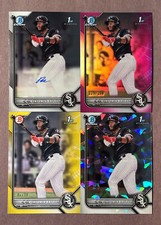 4 Card Lot Benyamin Bailey 2022 Bowman Prospect Auto CPA-BBY +3 Parallels