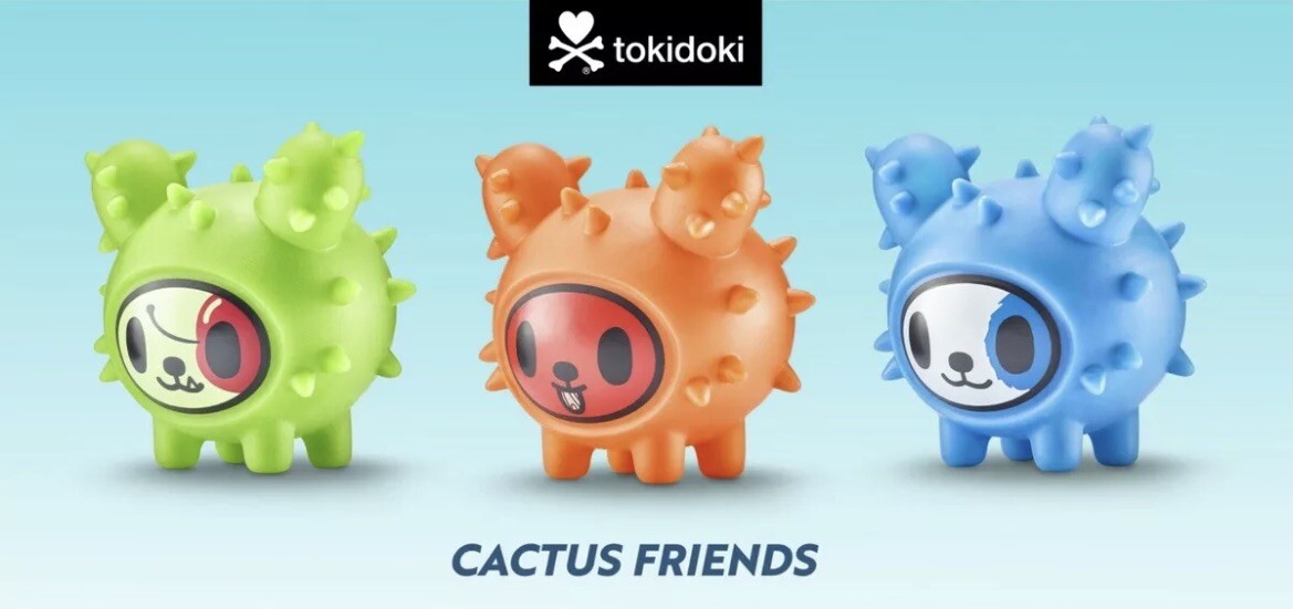 Tokidoki x Sonic Slushicorno unicorno, Kaiju, Cactus friends
