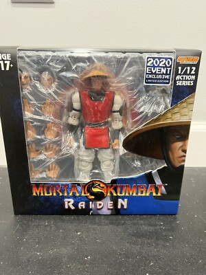 NEW Storm Collectibles Mortal Kombat RAIDEN Figure SEALED - SDCC Exclusive Red