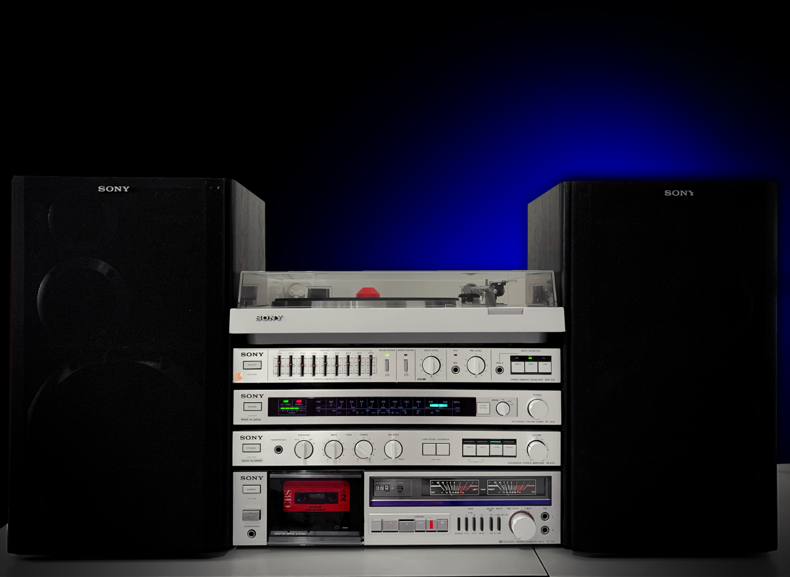 Sony Silver Line Vintage Components Stereo System (1982) 🔥Mint & Rare🔥