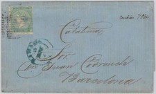 58388 - SPAIN: Habana - POSTAL HISTORY: COVER to BARCELONA
