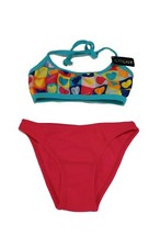Cocot Argentina Niñas 4 Años Rojo Spandex Multicolor Top 2 Piezas Bikini