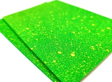 FLY TYING FOAM - MOTTLED GREEN - 2mm EVA FOAM - Fly Tying Material - 2pc. - NEW