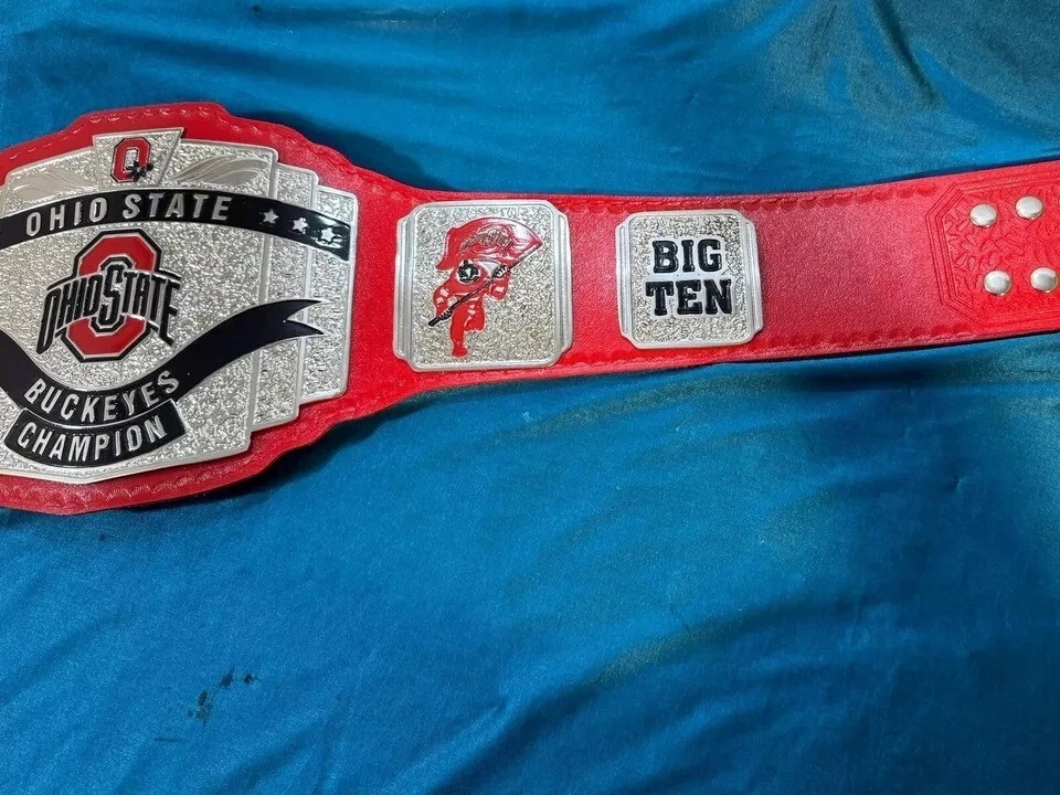 Nuevo cinturón de campeonato estatal de Ohio réplica tamaño adulto 2 mm Foto 3 de 4