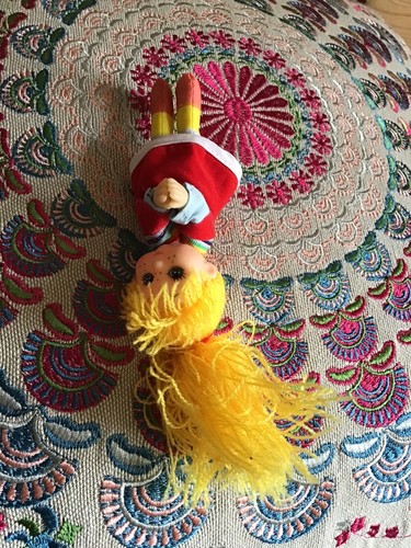 Vintage 1980s Rainbow Brite Bright Hugger Clip On Doll Soft Plush Toy 4.5" - Picture 5 of 6