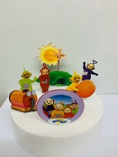 Teletubbies Birthday cake topper on sticks (unofficial)