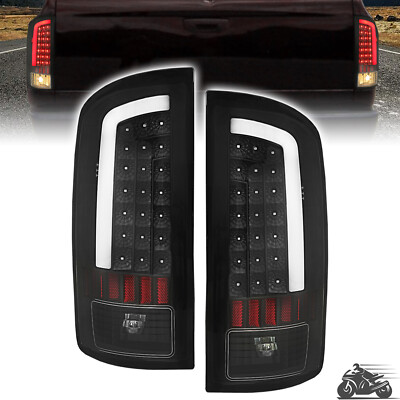 LED Tail Lights Lamps Clear Set For 2002-2006 Dodge Ram 1500 03-06 Ram 2500 3500
