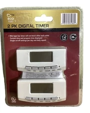 2 Pack Digital Timers Outlets Plug - #X