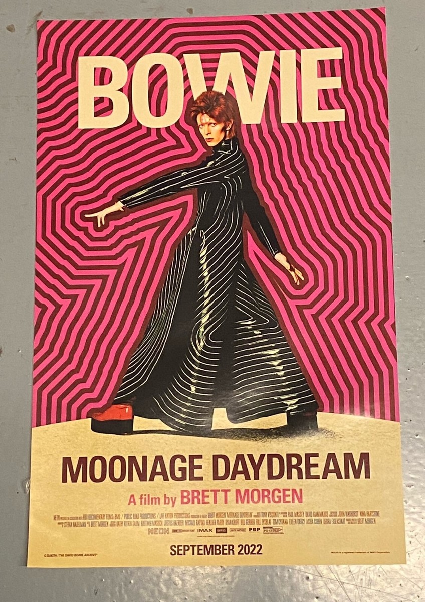 Moonage Daydream 2022 Movie Promo Poster David Bowie 11x17 Brand