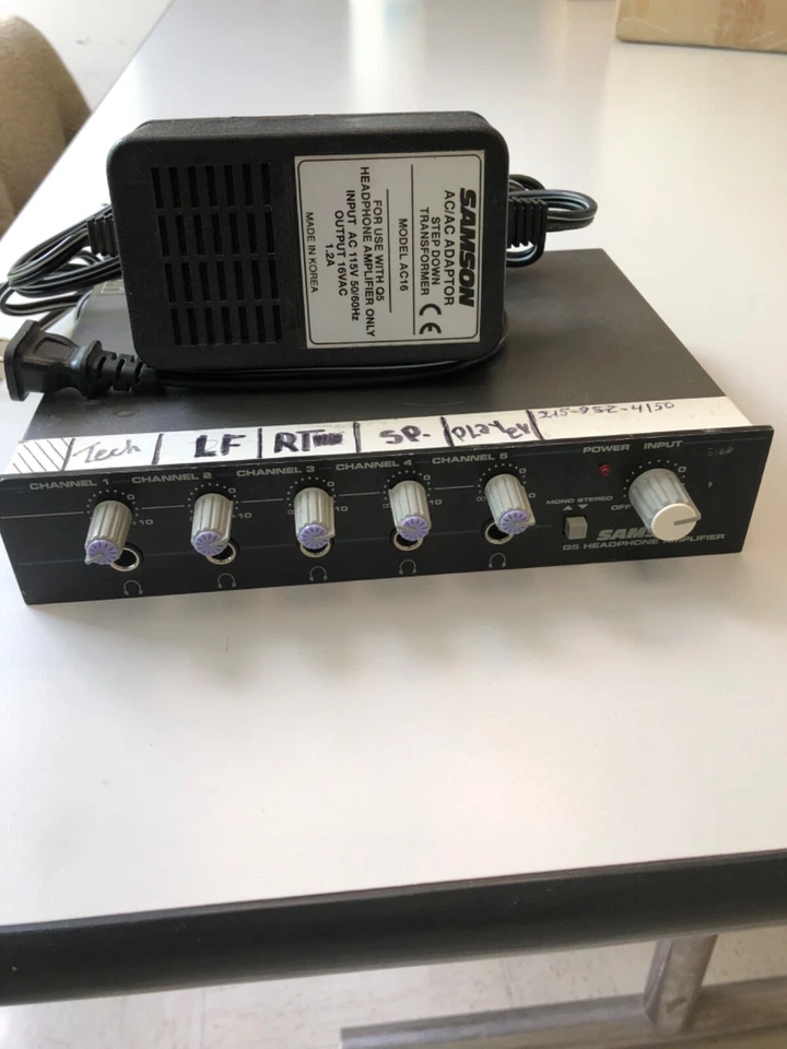 Samson G5 5-Channel Headphone Amplifier with A/C - Image 3 of 4
