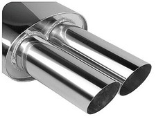 Piper Rr Twin Sezione 1 Sil 3" Twin Slash per Peugeot 306 Meridian,Spinnaker