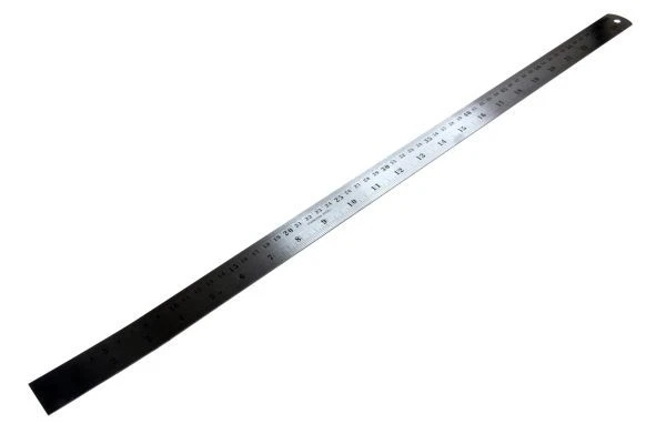 VEWERK BY BERGEN 24" 600mm LONG STAINLESS STEEL RULER B2723
