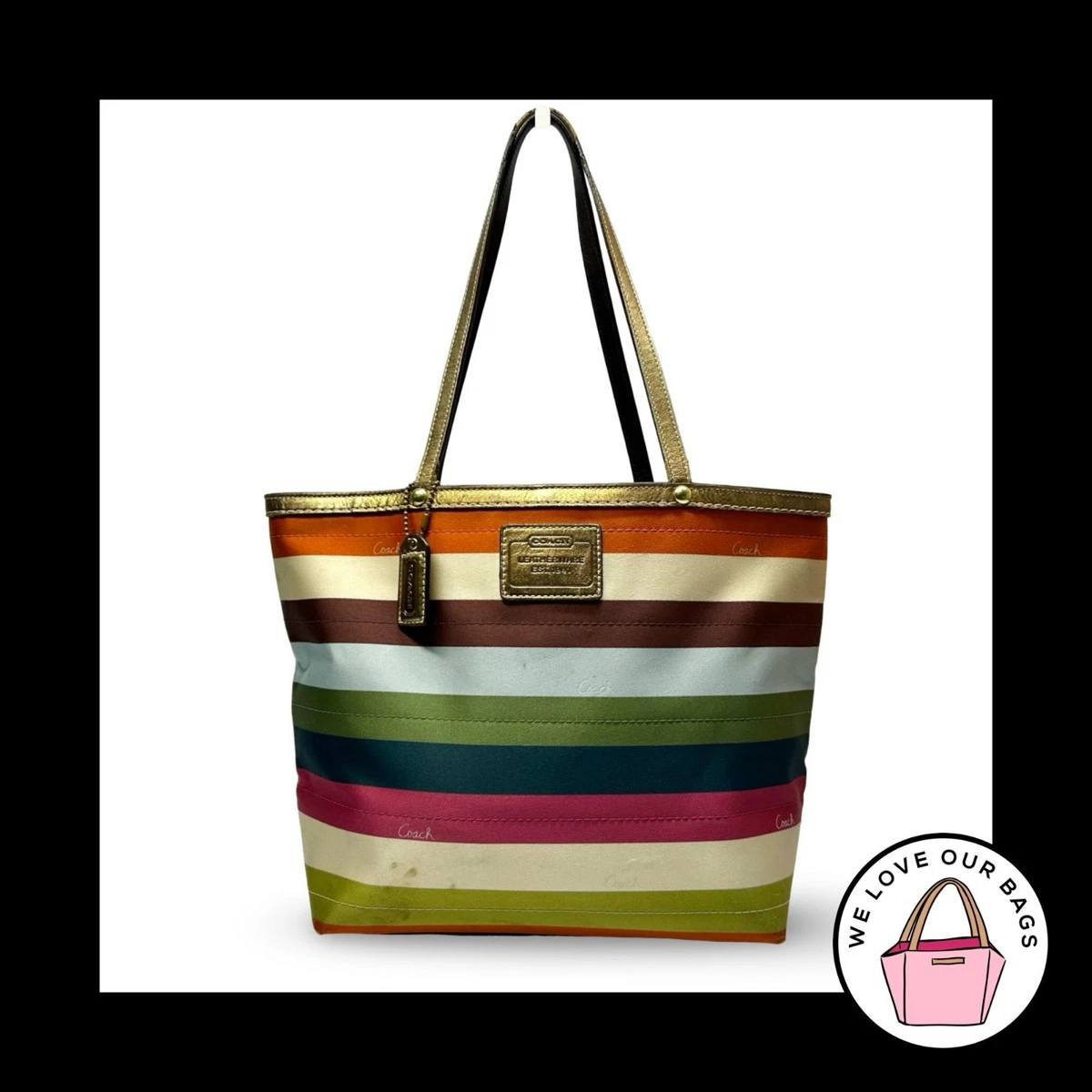 Coach Legacy Tote Striped Bags & Handbags for Women for sale | eBay