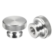 Knurled Thumb Nuts, 4pcs M10 x D30mm x H20mm 304 Stainless Steel Blind Hole Nuts