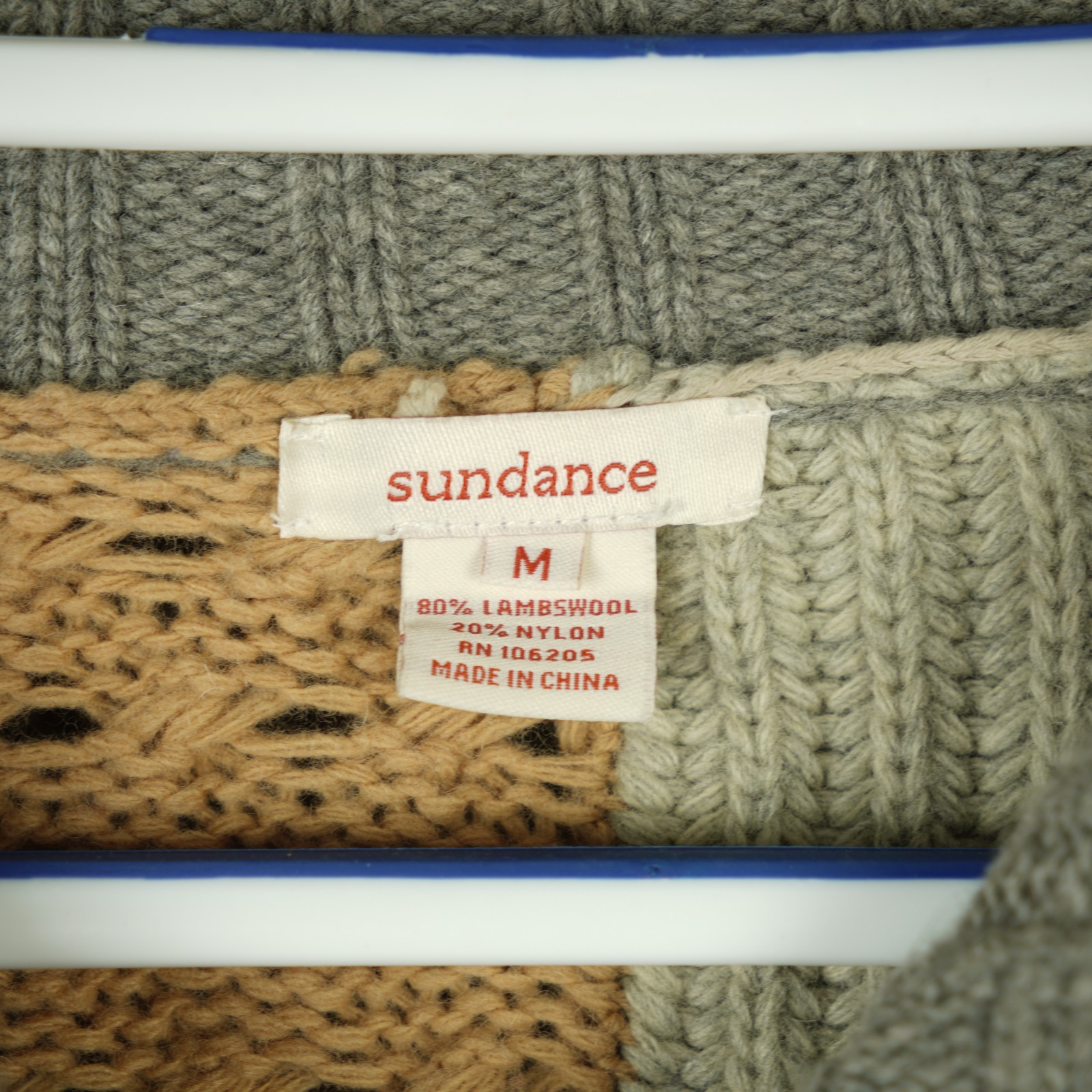 Sundance Wool Patchwork Duster CardiganSweater Wo… - image 7