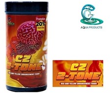 CZ 2-Tone Enhance Red Yellow Flowerhorn Fish Food Pellets Hormone Free 100g