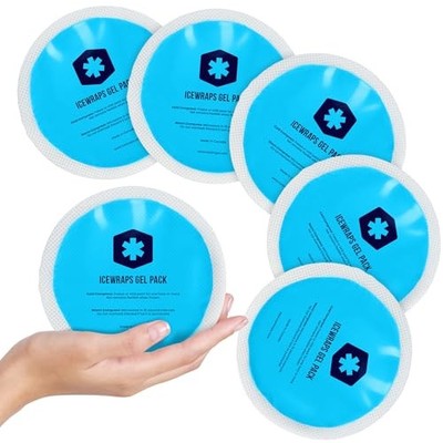 ICEWRAPS Reusable Gel Ice Packs Hot Cold Therapy 5-Pack