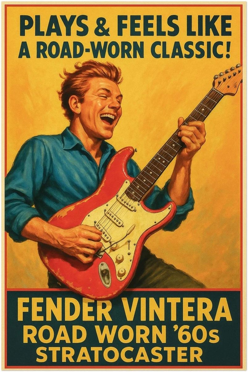 fender poster products for sale | eBay