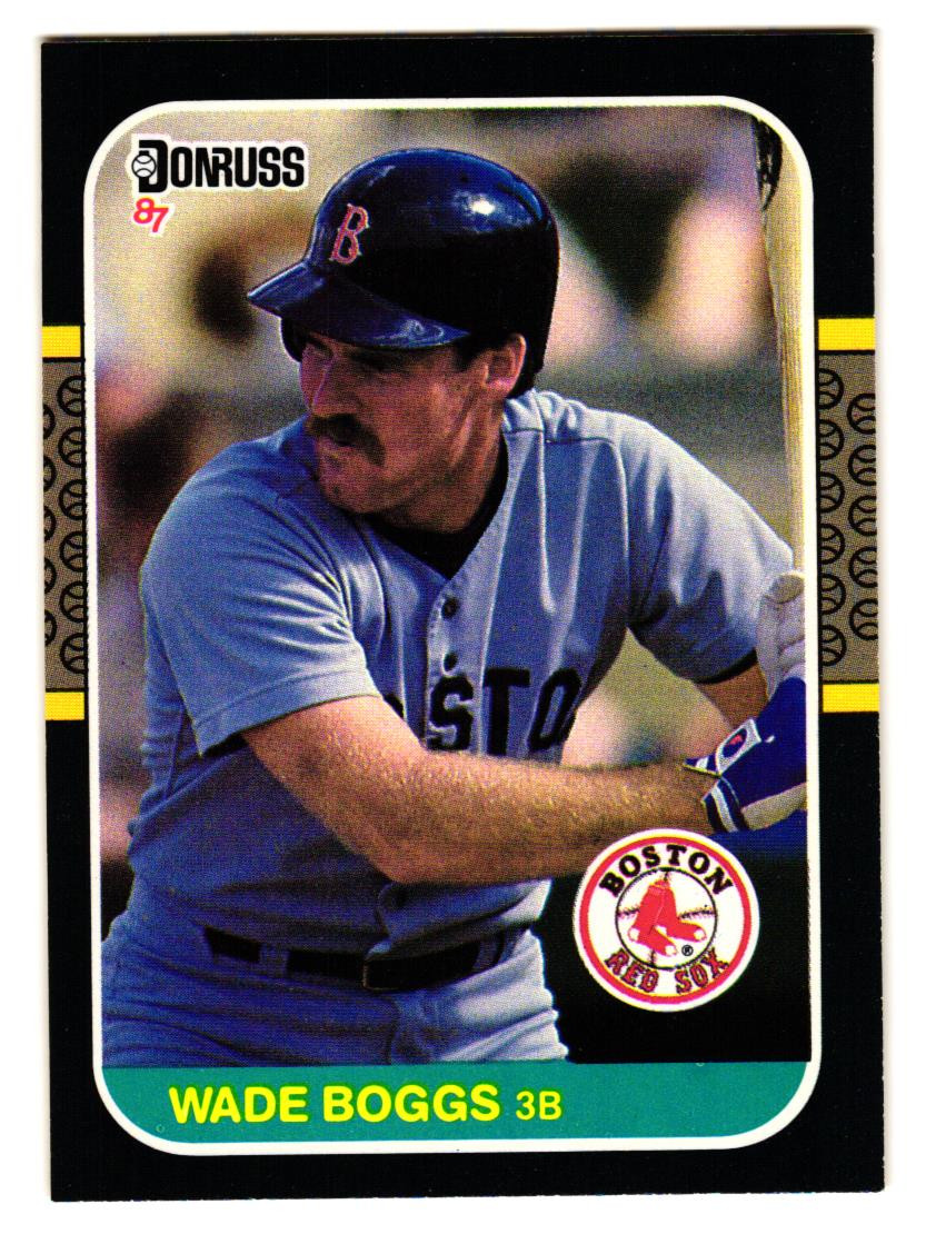 1987 Donruss - Wade Boggs #252 Boston Red Sox HOF