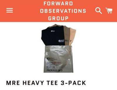 Forward Observations Group HRE HEAVY TEE 3-PACK SIZE L FOG