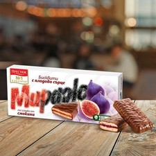 Galleta Corazón Fruta con Mermelada de