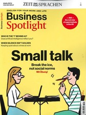Business Spotlight, 01/2026:  Small talk   +wie neu+