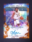 2025-26 Topps Chrome Bronny James JR. Auto Stratospheric Orange Refractor /25
