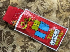 The Grinch Meal McDonald s Red Socks New Unused 2025 Limited Edition.