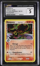 CGC 5 Rayquaza 26/110 EX Holon Phantoms Reverse Holo Stamped Pokemon Card