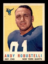 1959 Topps #147 Andy Robustelli   EXMT+ X3689582