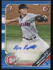 2019 Bowman 1st Auto Alex Royalty #'d /150 Blue Cleveland FREE SHIPPING!!