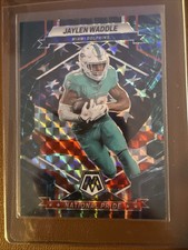 Jaylen Waddle 2023 Panini Mosaic #269 National Pride Genesis SSP -Miami Dolphins