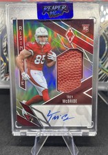 2022 Panini Phoenix Rising Rookie Material Signature Trey McBride Football /149