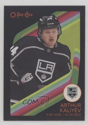 2023-24 O-Pee-Chee Retro Black Border 74/100 Arthur Kaliyev #415 2d8