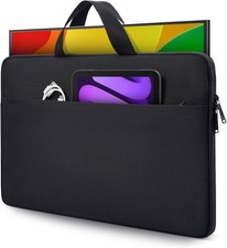 22 Inch Portable Monitor Case, Protective Carrying Sleeve for 22 Inch, Black