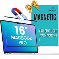 Magnetic Anti Blue Light Screen Protector Compatible with MacBook Pro 16 inch...