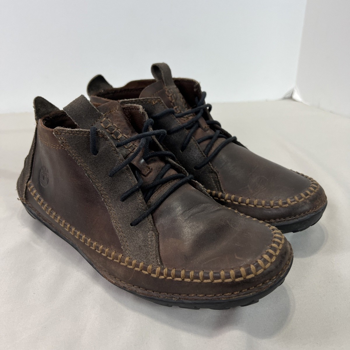 Timberland Earthkeepers Shoes Chukka Boots Mens Leather Brown Outdoor