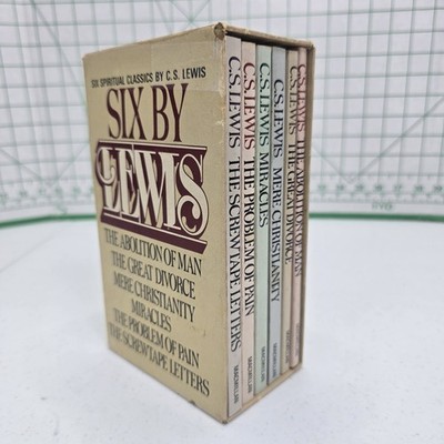 C.S. Lewis Six By Lewis Box Set 6 Paperback Books Macmillan Christian Classics
