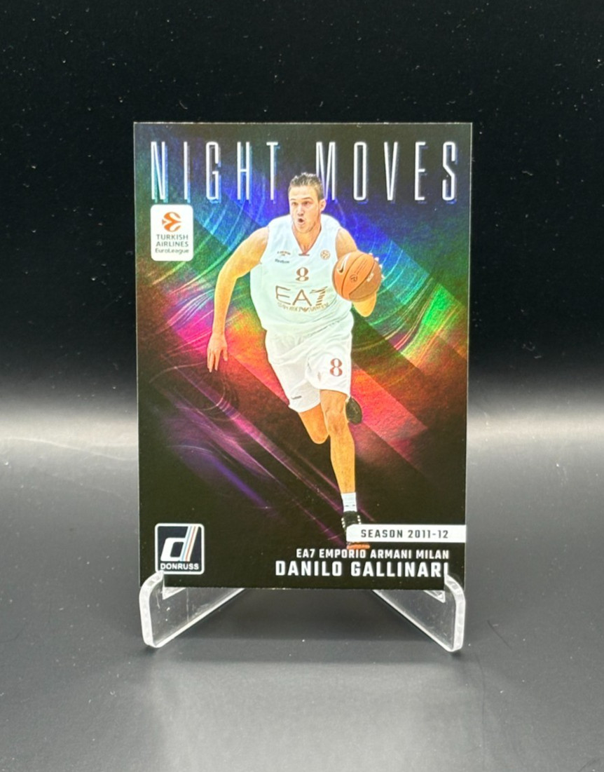 Case Hit SSP! Danilo Gallinari 2024-25 Panini Donruss EuroLeague NIGHT MOVES SSP